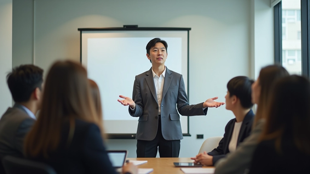 Facilitator conducting EQ development workshop